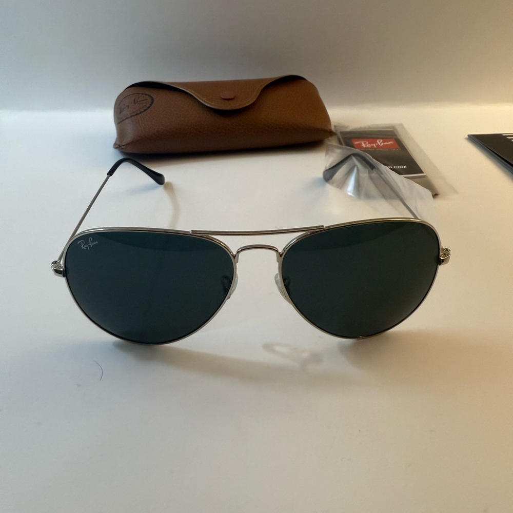 Ray-Ban Aviator Sunglasses RB3026 62mm. 003/62 Silver Frame Unisex - Picture 10 of 17